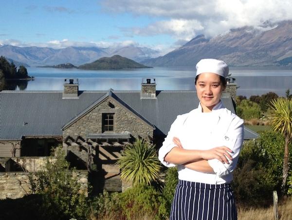 New Zealand Pastry Chef of the Year Vivian Clarke at Queenstown's Blanket Bay.